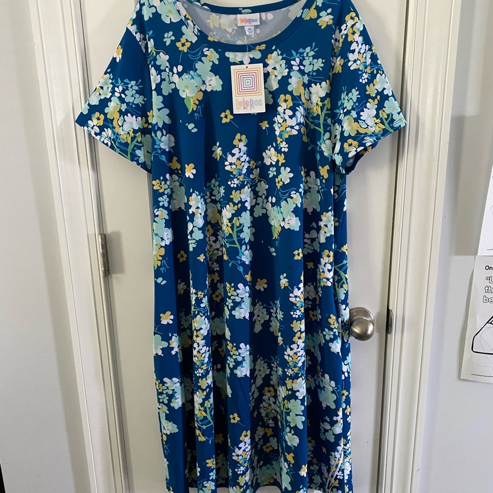 Blue LuLaRoe Dress